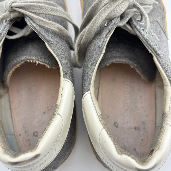 Golden Goose Wool Star Low Distressed Sneakers Shoes Men's Size 42 US 9 - Picture 8 of 10